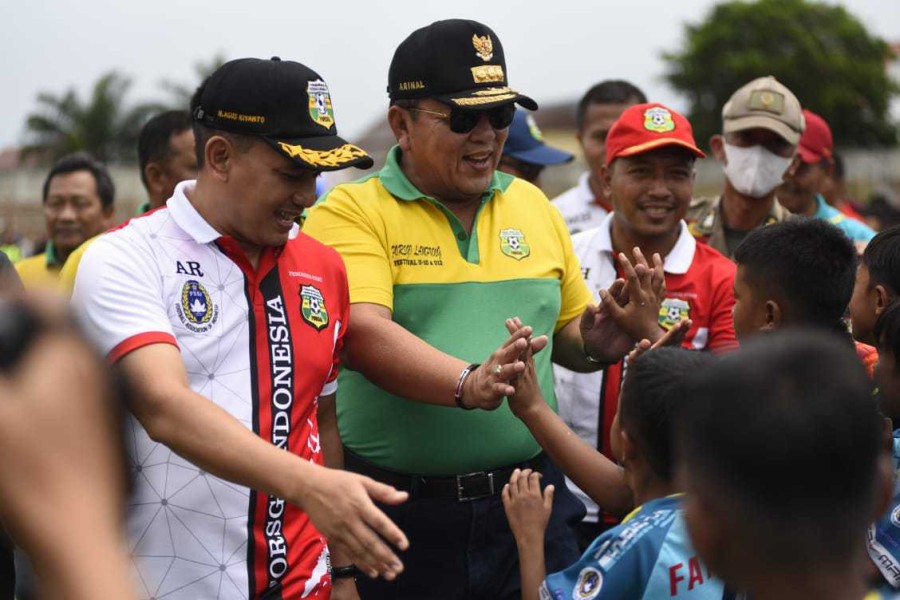 Pemprov Lampung Dukung Sepak Bola Usia Dini