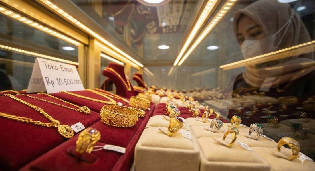 Harga Emas Perhiasan Hari Ini, 19 Januari 2026 Stabil, Pilihan Karat Lengkap