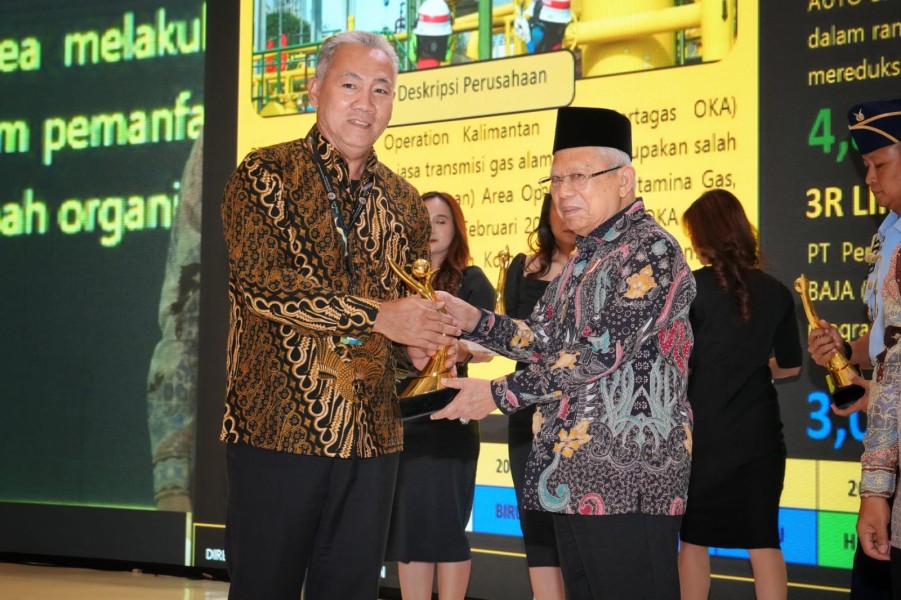 Pertamina Gas Area Kalimantan SKG Bontang Raih Penghargaan Tertinggi PROPER Emas
