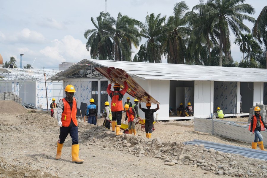 Percepatan Pembangunan Huntara Aceh Ditegaskan Menteri PU untuk Warga Terdampak