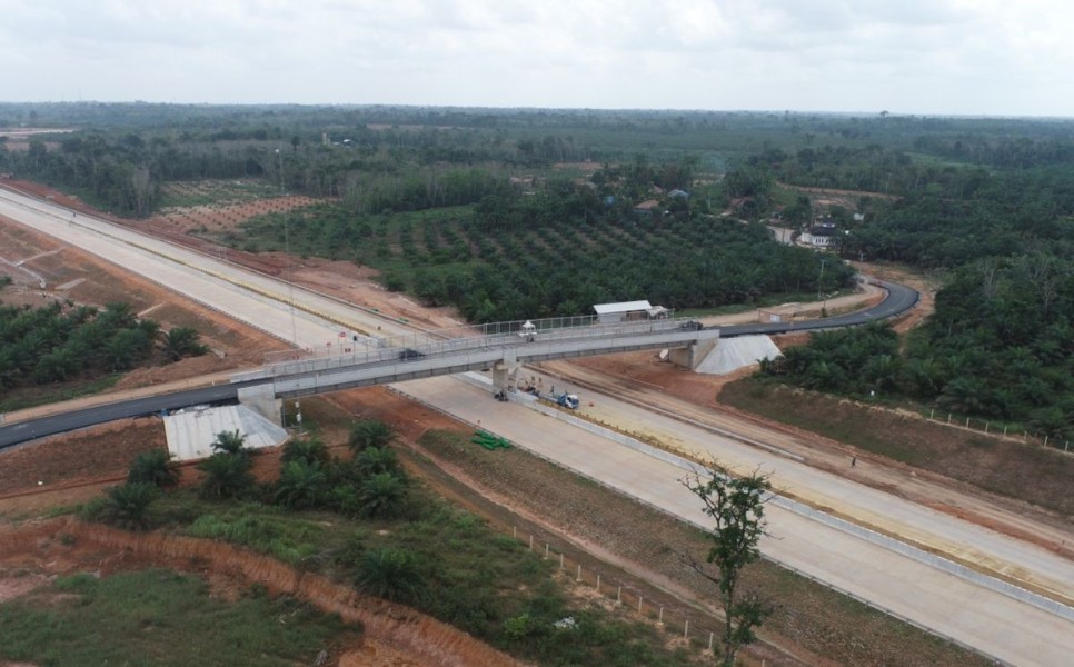 Proyek Tol Bayung Lencir-Tempino Rampung Kilat