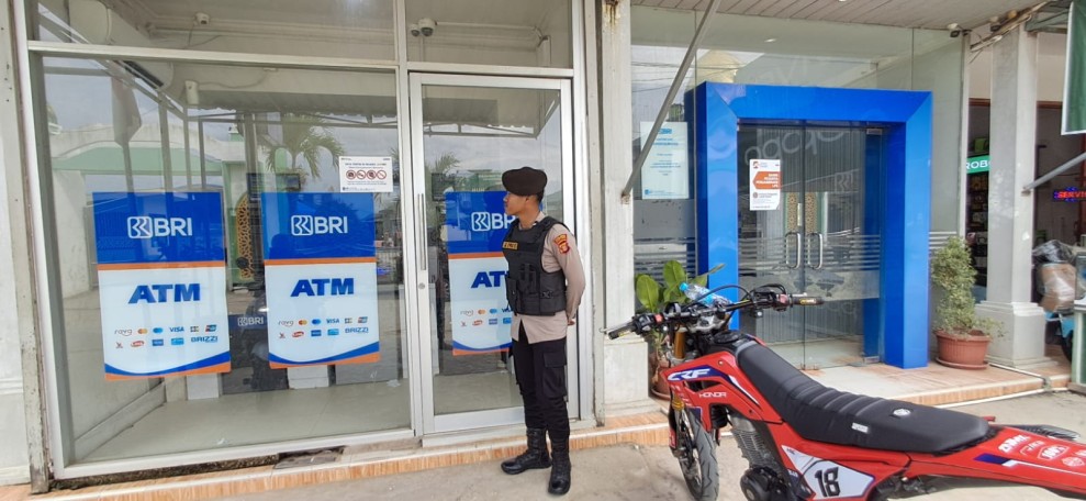 Patroli Rutin Polsek Sangkulirang Perkuat Keamanan di BRI