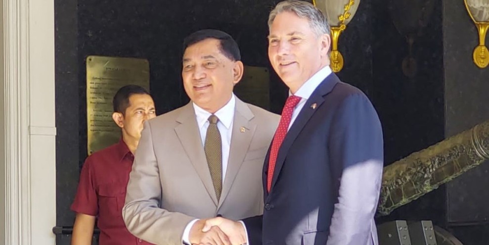 Menhan Sjafrie Bertemu Wakil PM Australia Bahas Penguatan Kerja Sama
