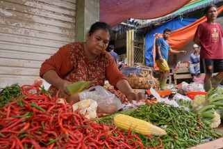 Aktivitas Jual- Beli di Pasar Aceh Tamiang Bangkit Pascabanjir, Warga Bersyukur