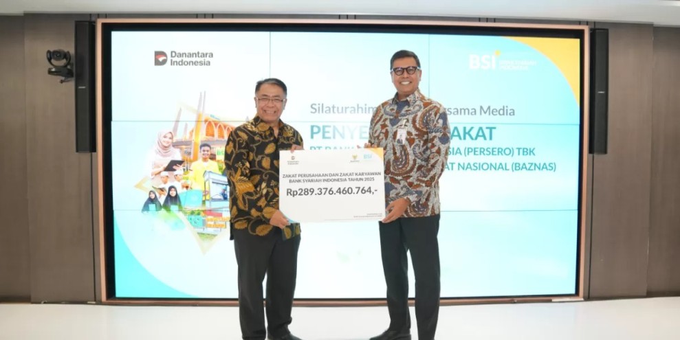 BSI Salurkan Zakat Perusahaan Pegawai Rp289 Miliar Ke Baznas RI 2025