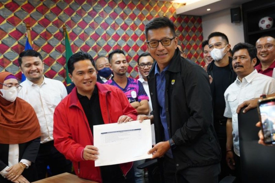Erick Thohir Tegaskan Komitmen Profesional di PSSI