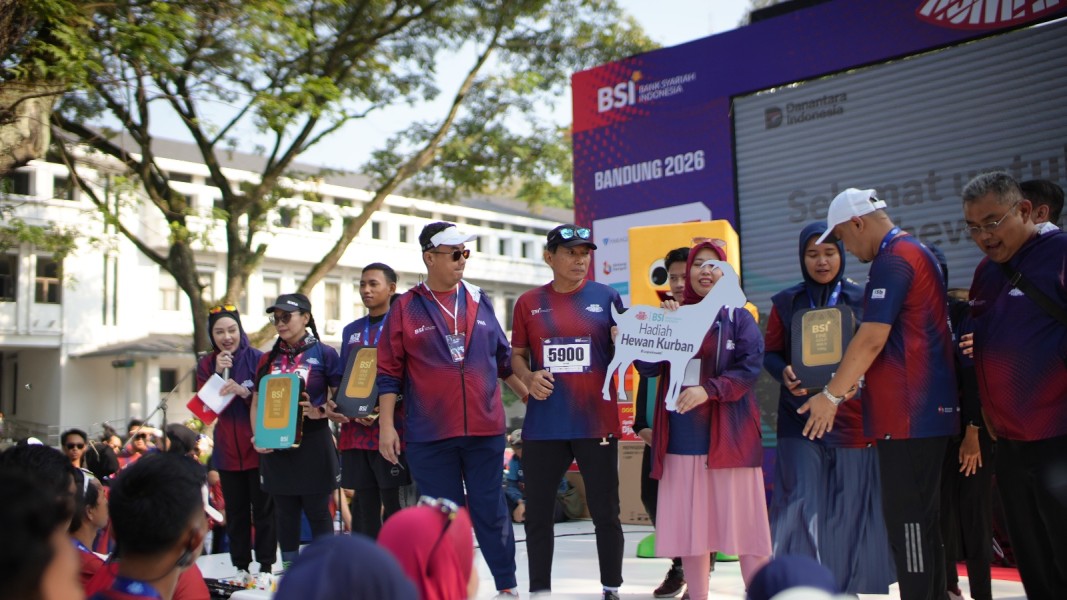 Gaungkan Gaya Hidup Sehat, BSI Ajak 2.750 Pelari Run For Humanity Bandung 2026 Berinvestasi Lewat