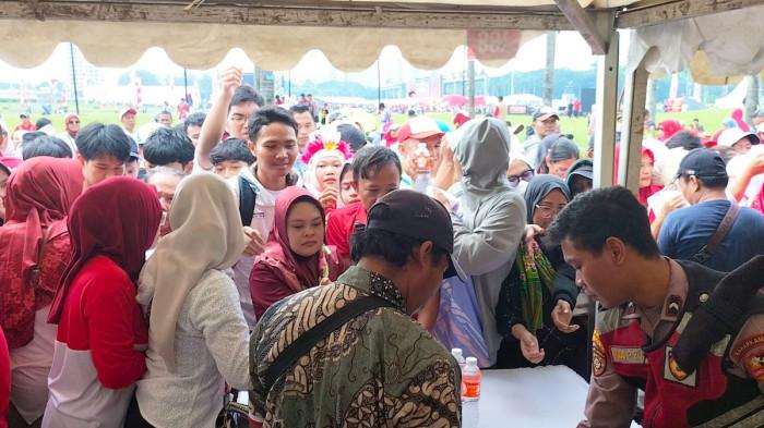 UMKM Bagi Kuliner Gratis di Monas