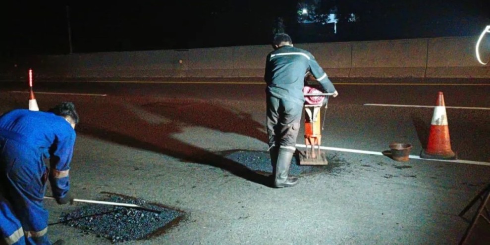 Jasamarga Perkuat Perbaikan Jalan Berlubang Ruas Tol Japek