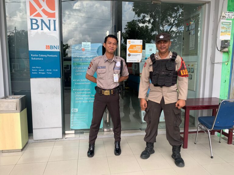 Polres Sukamara Tingkatkan Keamanan Bank BNI dengan Patroli Dialogis, Ciptakan Lingkungan Aman bagi Nasabah