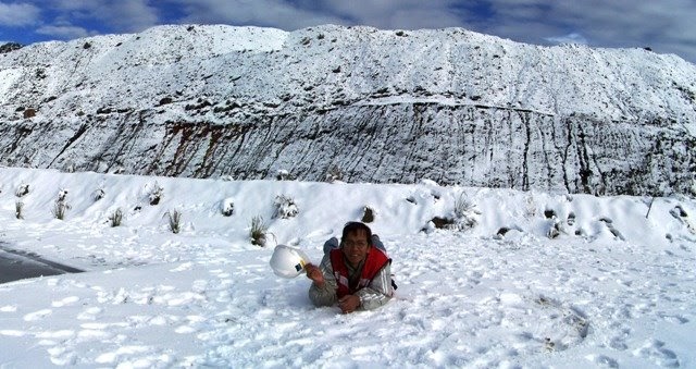 Hujan Salju Kembali Menyapa Grasberg PT Freeport Indonesia, Fenomena Langka di Tengah Pemanasan Global