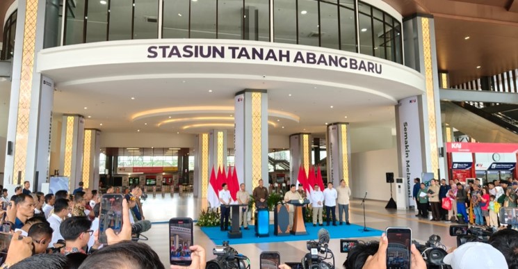 Transformasi Stasiun Tanah Abang Baru Mampu Layani 380 Ribu Penumpang