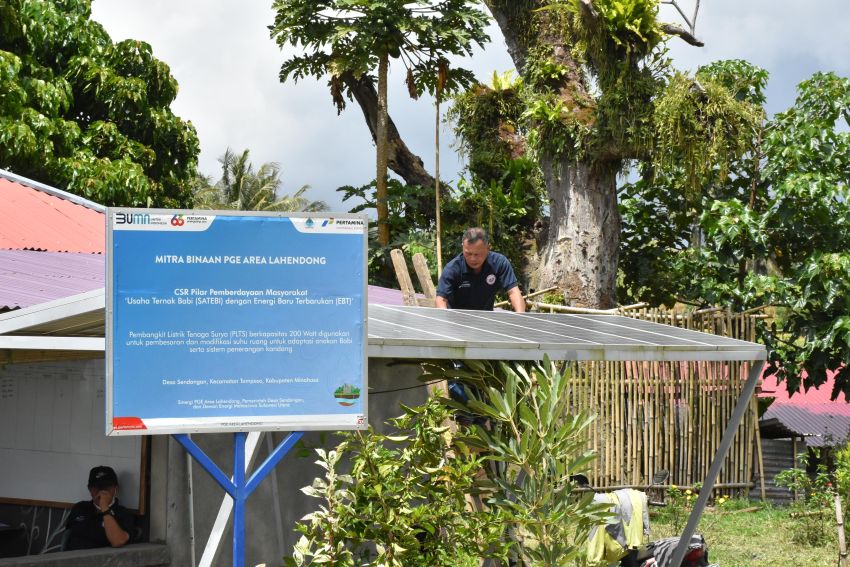 PGE Area Lahendong Luncurkan Program BIAPONG: Peternakan Babi Berbasis Energi Terbarukan untuk Pemberdayaan Masyarakat