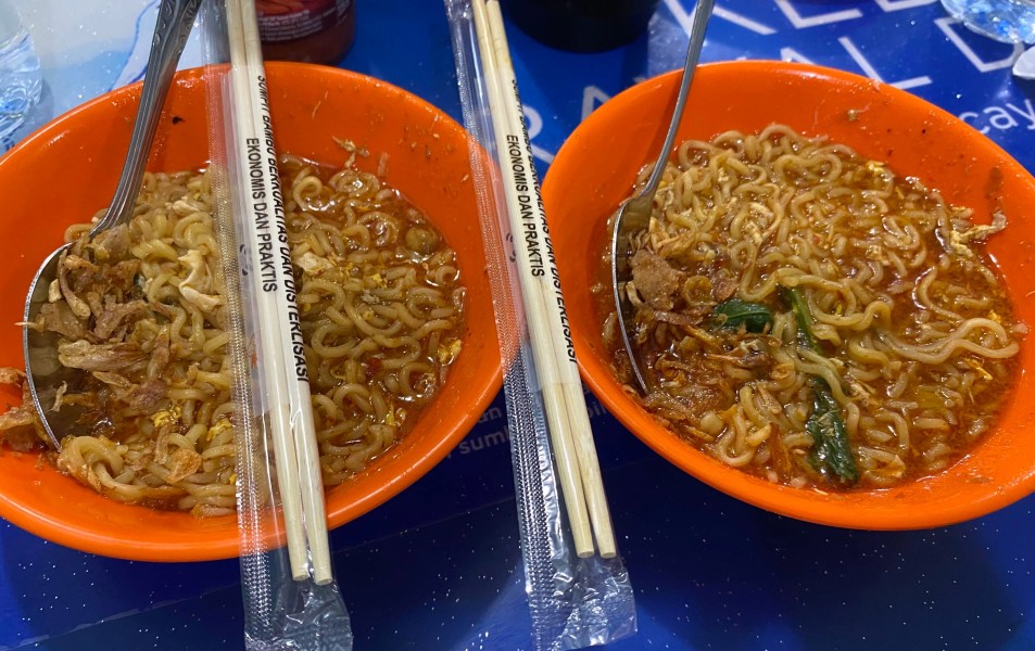 Resep Mie Bangladesh Khas Medan, Mie Nyemek Pedas Gurih Creamy Autentik