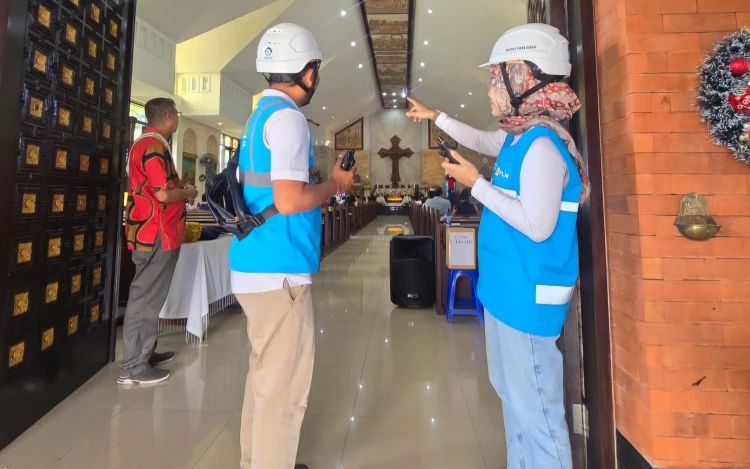 Pelayanan Siaga Penuh Menjadi Bentuk Dedikasi PLN UP3 Bali Dalam Menyukseskan Natal Agar Setiap Ibadah Tetap Terlaksana Dengan Aman