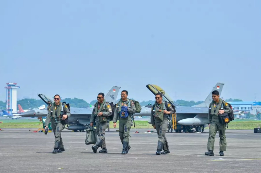 KSAU Tekankan Keselamatan Penerbang TNI AU Saat Perayaan HUT Ke-80