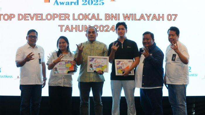 Developer Award 2025: BNI Kantor Wilayah 07 Makassar Apresiasi Pengembang dengan Penyerahan Penghargaan