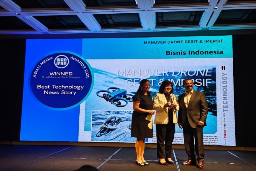 Bisnis Indonesia Raih Penghargaan Bergengsi Asian Media 2025
