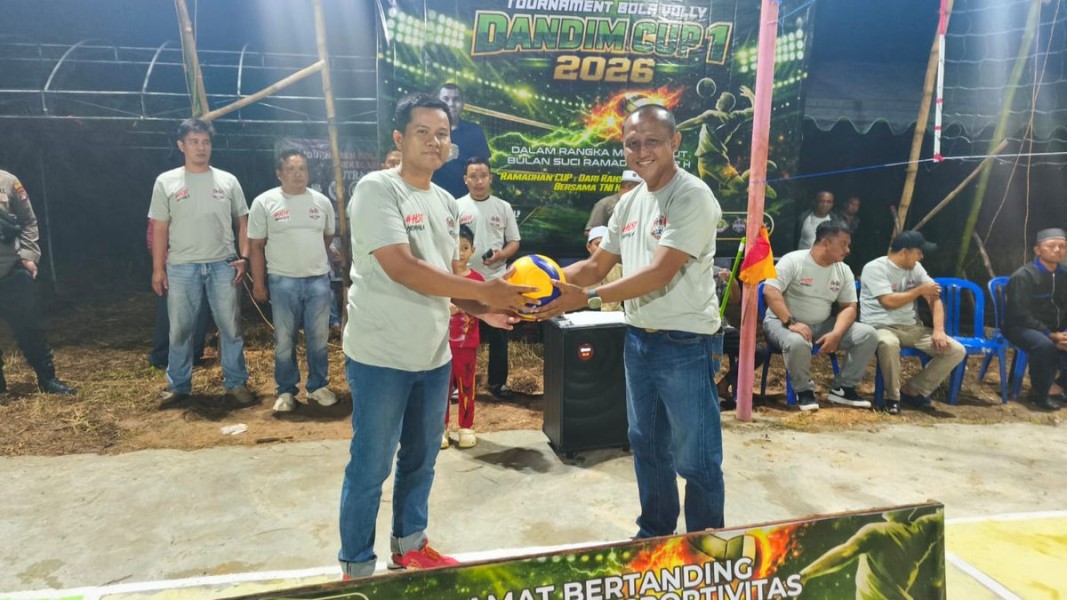 Pererat Silaturahmi Dan Sportivitas Dandim Cup I Bola Voli Resmi Dimulai