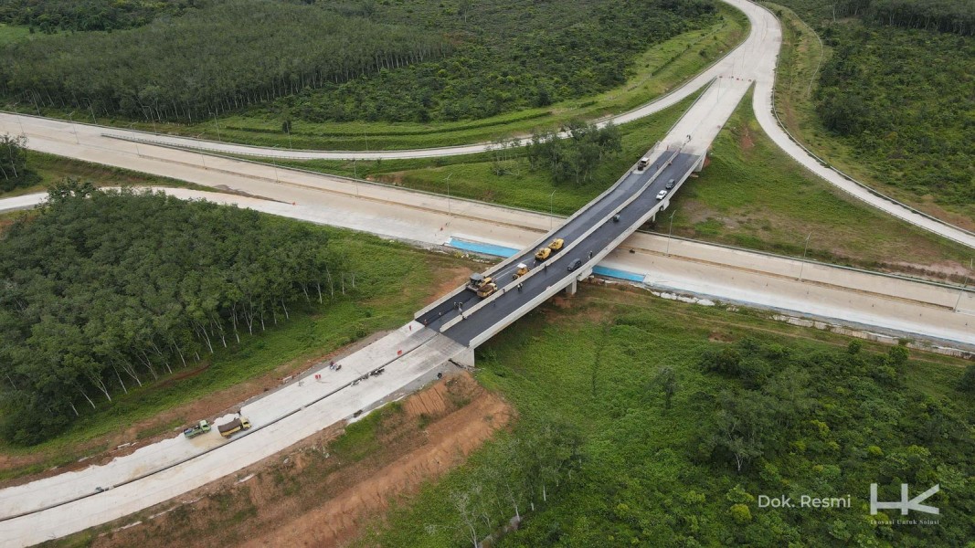 Hutama Karya Percepat Proyek Tol Palembang-Betung, Siap Dukung Arus Mudik 2025