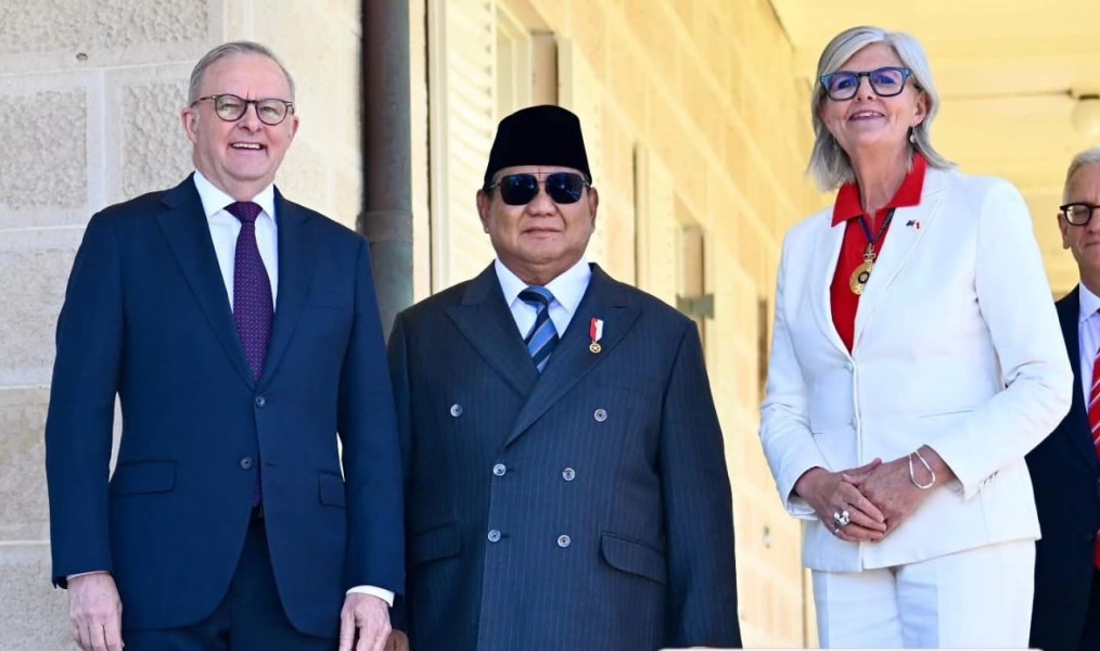Prabowo Disambut Sam Mostyn dalam Kunjungan Kenegaraan Australia