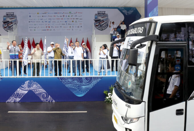 Erick Thohir Resmi Berangkatkan 106 Ribu Peserta Mudik Gratis BUMN 2025