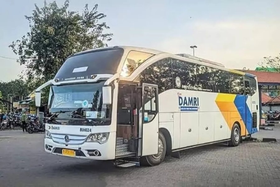 4 Bus DAMRI Siaga Layani Warga Pulau Lepar Jelang Mudik Lebaran 2026