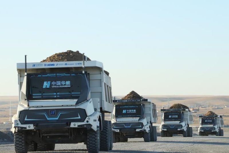 Teknologi Truk Listrik Otonomos China Revolusi Tambang Ramah Lingkungan
