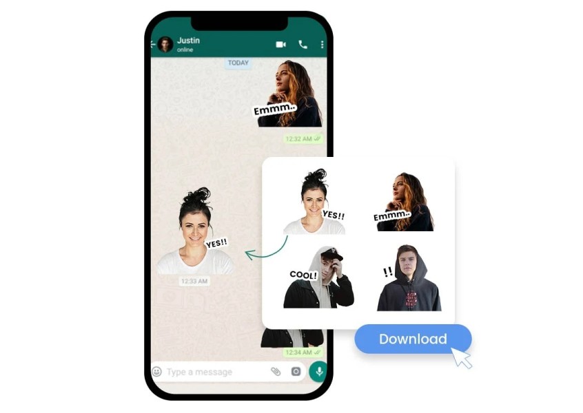 Cara Praktis Bikin Stiker WhatsApp Online Tanpa Aplikasi, Bisa Langsung dari HP