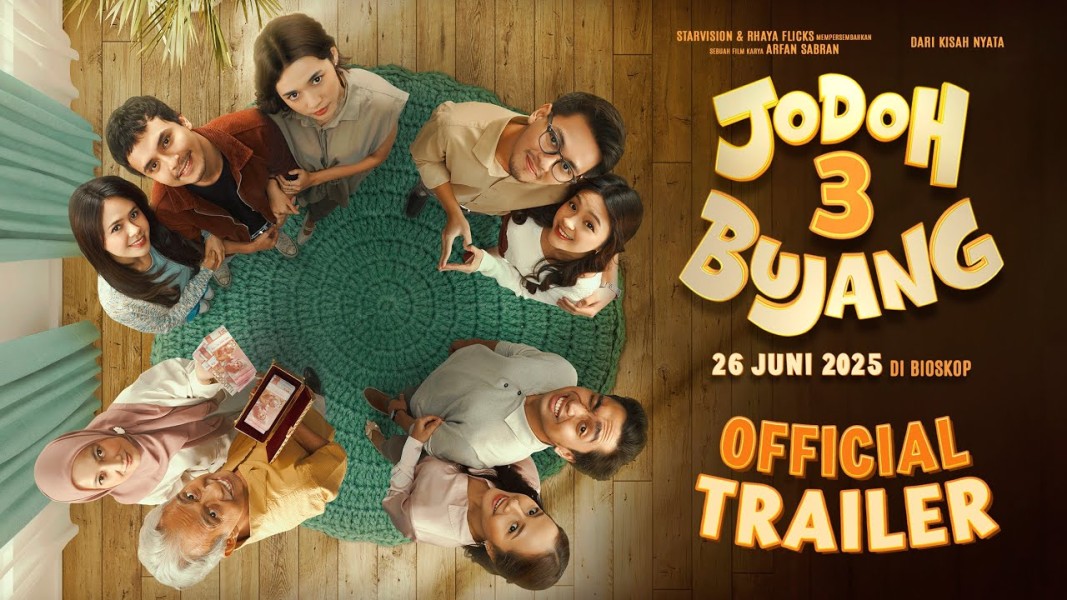 Film Jodoh 3 Bujang Angkat Kisah Nyata dengan Sentuhan Komedi dan Drama Keluarga yang Mengharukan