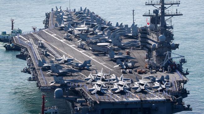 Mengenal Spesifikasi Kapal Induk USS Abraham Lincoln yang Dikerahkan AS ke Wilayah Strategis