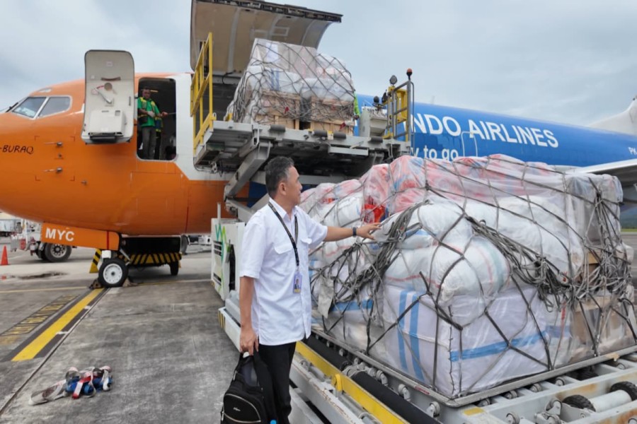 KSP Salurkan Pompa Apung Pastikan Rumah Warga Aceh Cepat Kering