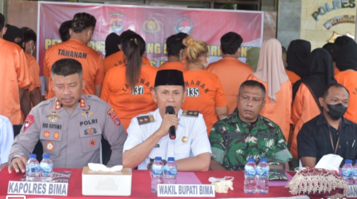 Sat Narkoba Polres Batu Bara Jadi Narasumber Sosialisasi Bahaya Narkoba dalam Peringatan Harlah ke-65 PMII