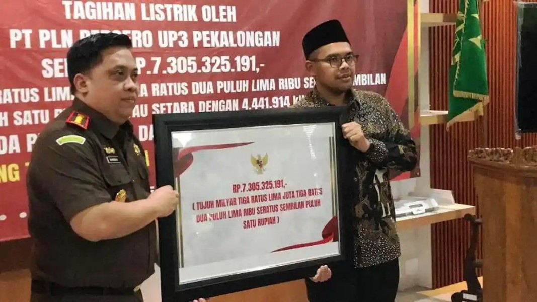 Kejari Batang Pulihkan Keuangan Daerah Rp7,3 Miliar dari Kelebihan Listrik