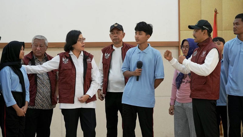 Sri Mulyani Apresiasi Toleransi dan Fasilitas di Sekolah Rakyat