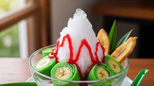 6 Resep Es Pisang Ijo Ala Restoran Sulawesi Lezat