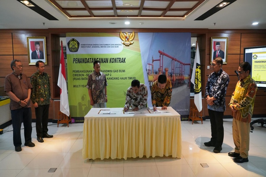 Proyek Pipa Gas Dusem 541 Km Resmi Dimulai Tahun Ini
