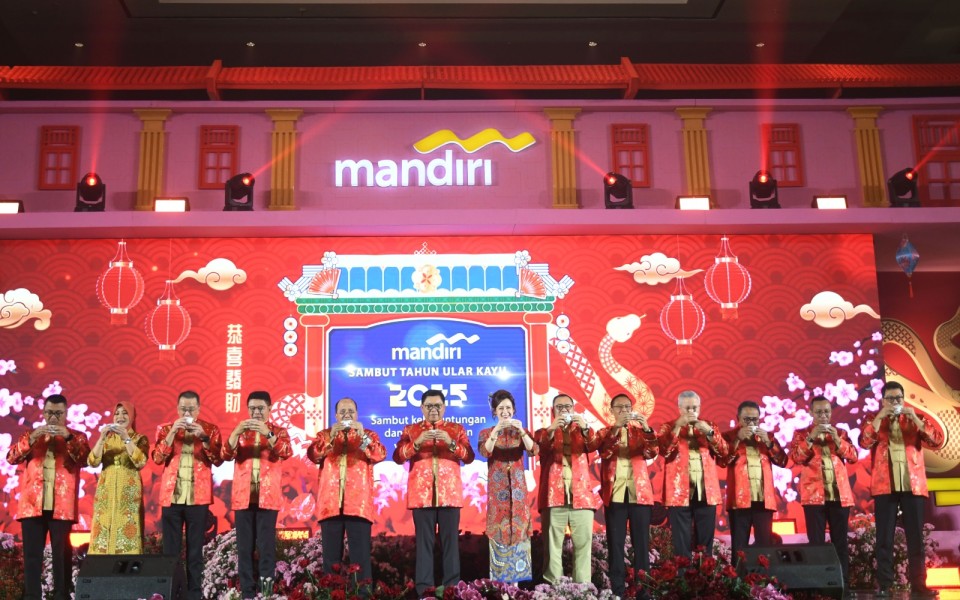 Bank Mandiri Mantapkan Komitmen Transformasi Digital di Tengah Perayaan Imlek 2025