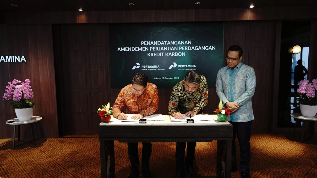 Pertamina Tingkatkan Posisi di Pasar Karbon Indonesia dengan Amandemen Perjanjian Perdagangan Kredit Karbon