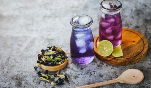 Resep Teh Telang Enak Segar Sehat Setiap Hari