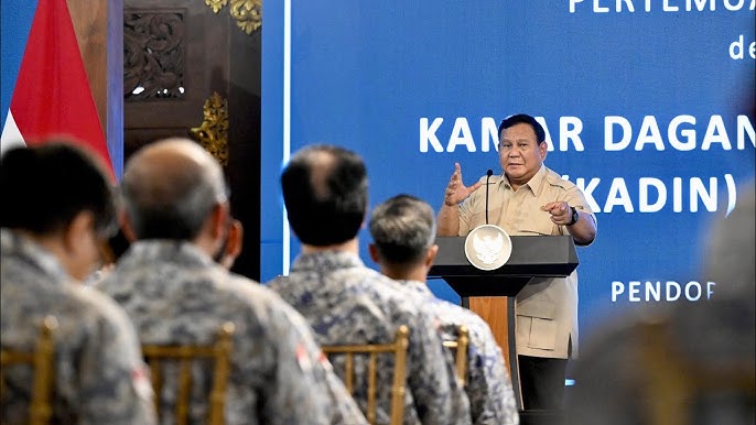 Presiden Prabowo Subianto Lepas Retreat KADIN