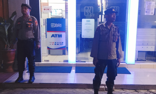 Polsek Kasihan Perkuat Keamanan BRI Lewat Patroli Sambang di Wilayah Perbankan