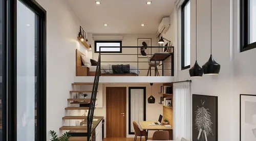 Inspirasi 8 Desain Rumah Lahan Bekas Kontrakan yang Kecil namun Stylish 2025