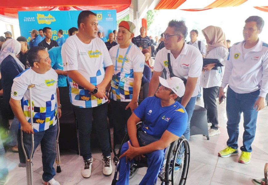 Bupati Bogor Tinjau Proyek Pembangunan Venue Motorcross di Stadion Sepak Bola Pakansari