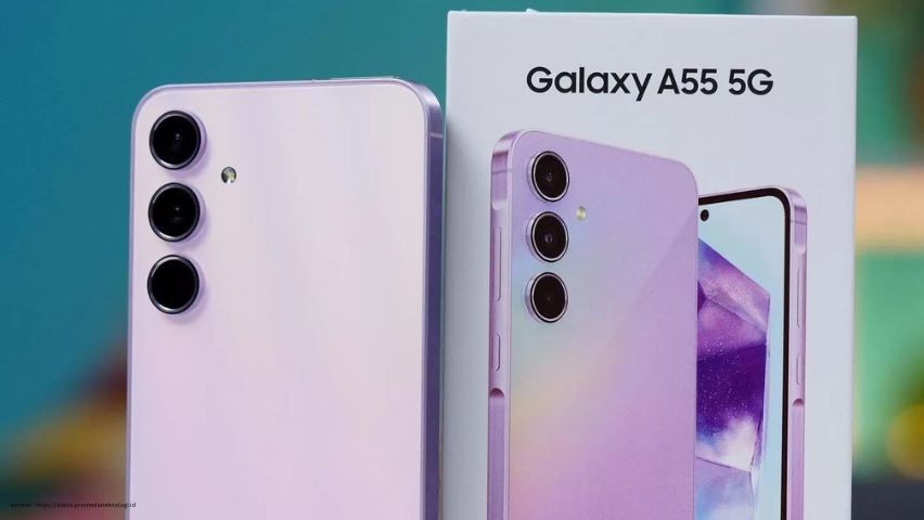 Update Android 16 untuk Samsung Galaxy A55