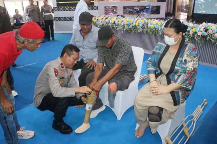 Hari Lalu Lintas, 29 Warga Sulut Terima Bantuan