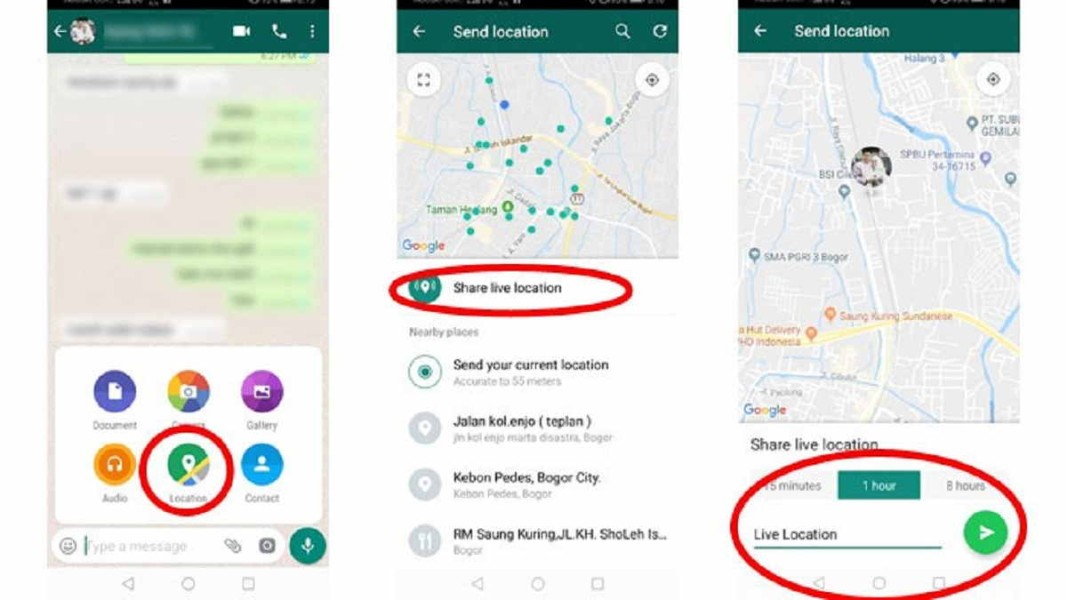 Tutorial Lengkap Cara Share Lokasi via WhatsApp hingga Line