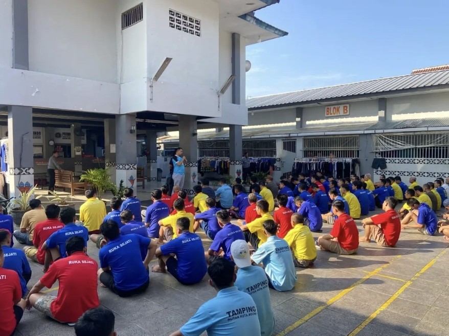 Sapa Warga Binaan, Kepala Rutan Beserta Ka KPR tegaskan Zero Halinar