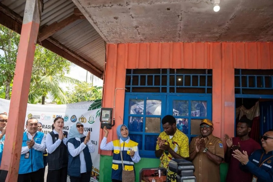 PLN Nyalakan Listrik Merauke Papua Selatan Bantu Ratusan Keluarga Prasejahtera