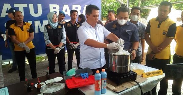 Pemusnahan Barang Bukti Narkotika di Batu Bara: Upaya Tegas Polres Membasmi Peredaran Gelap